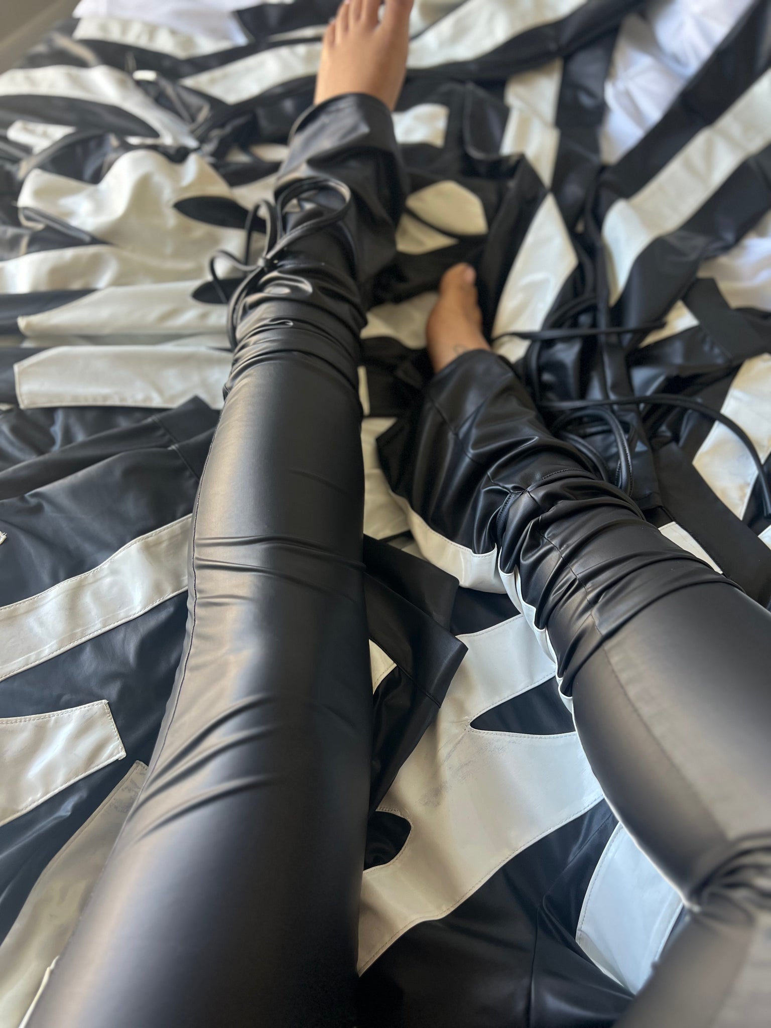 Nerveux leather pants